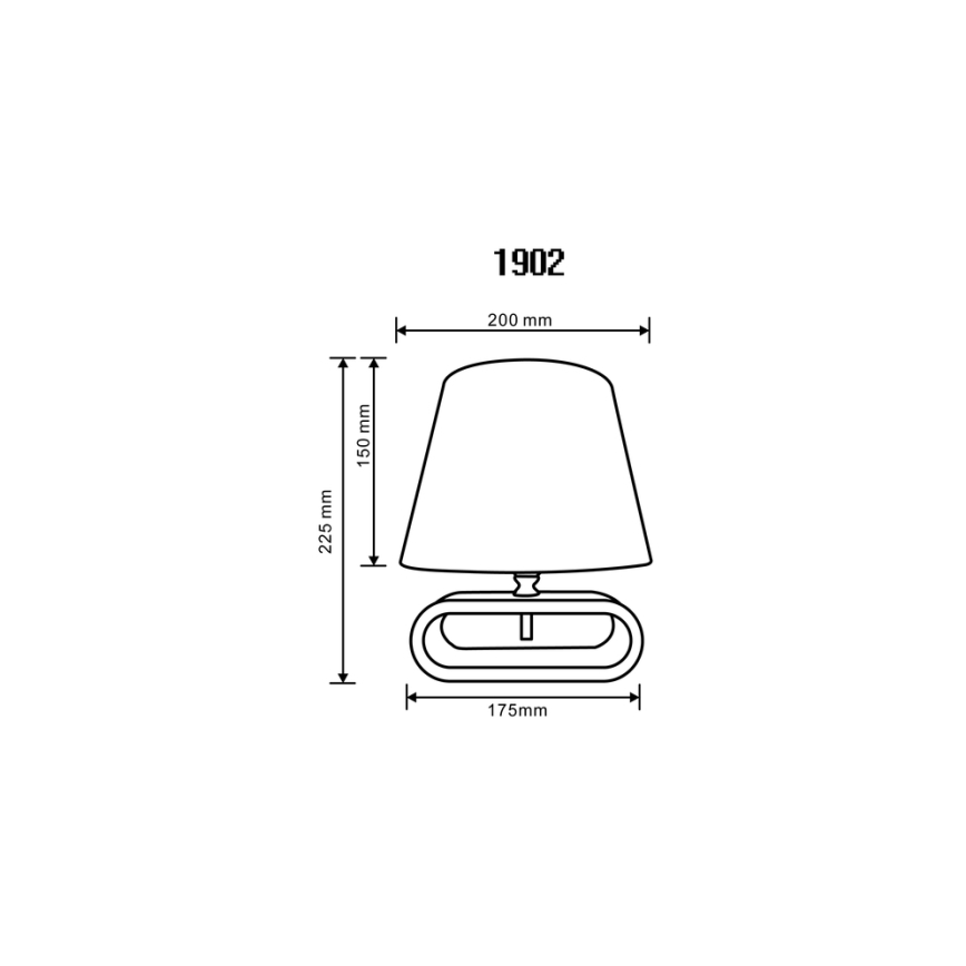 Zuma Line - Bordlampe 1xE14/40W/230V bambus/hvid