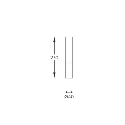 Zuma Line - Spotlampe 1xG9/28W/230V 23 cm træ