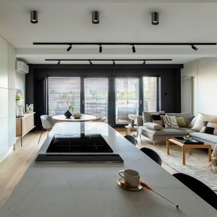 Zuma Line - LED RGBW Dæmpbar spotlampe 1xGU10/4,8W/230V sort + fjernbetjening