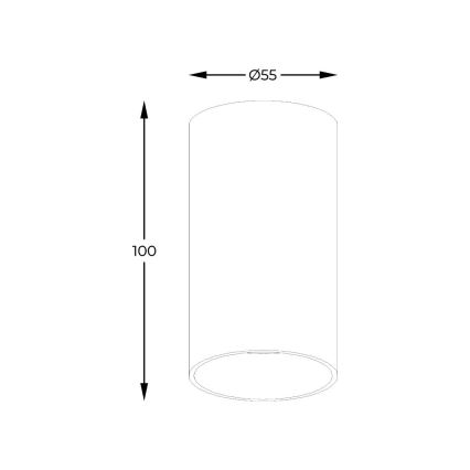 Zuma Line - LED RGBW Dæmpbar spotlampe 1xGU10/4,8W/230V sort + fjernbetjening