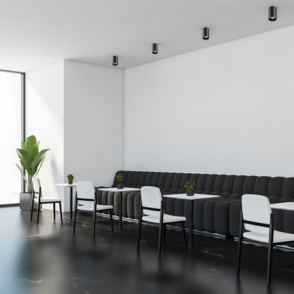 Zuma Line - LED RGBW Dæmpbar spotlampe 1xGU10/6W/230V sort + fjernbetjening