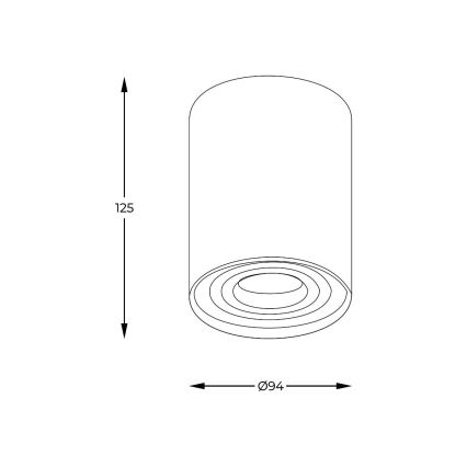 Zuma Line - LED RGBW Dæmpbar spotlampe 1xGU10/6W/230V guldfarvet + fjernbetjening