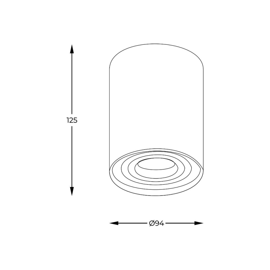 Zuma Line - LED RGBW Dæmpbar spotlampe 1xGU10/6W/230V guldfarvet + fjernbetjening