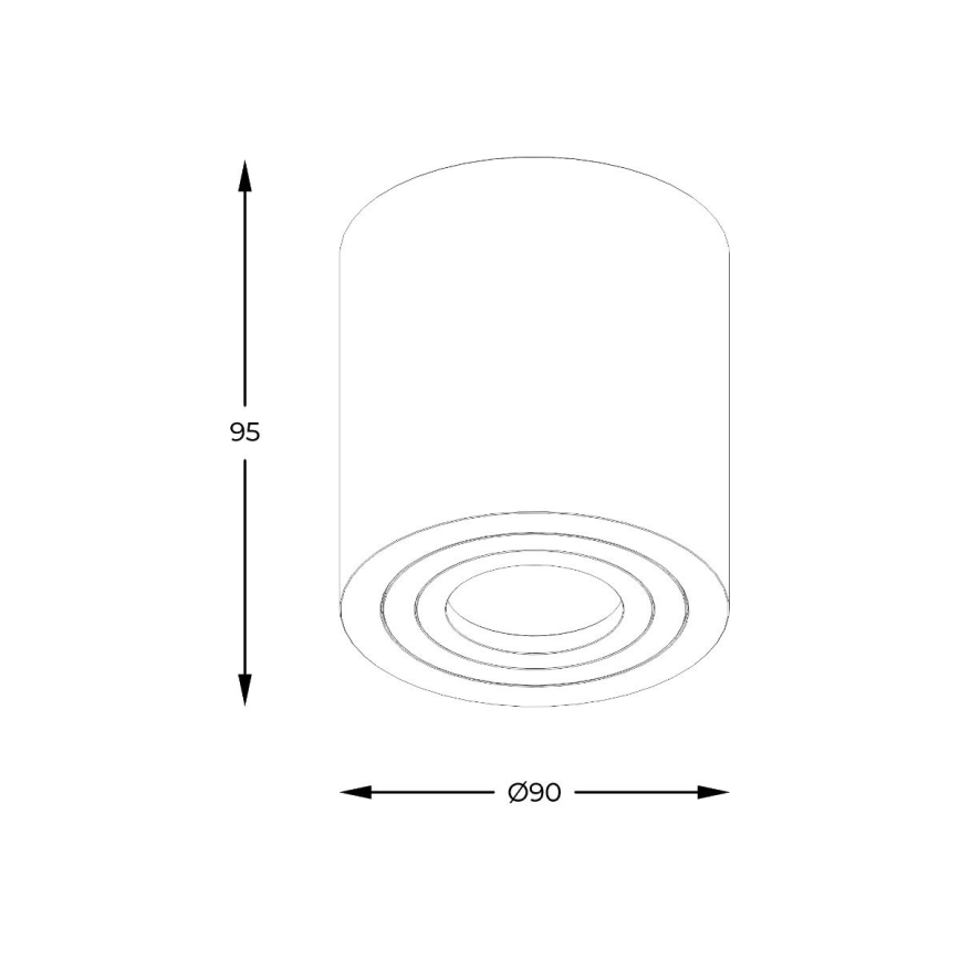 Zuma Line - LED RGBW dæmpbar badeværelsesspot 1xGU10/6W/230V IP44 hvid + fjernbetjening