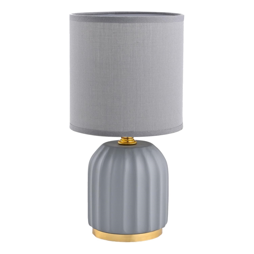 Zuma Line - Bordlampe 1xE14/40W/230V grå/guldfarvet