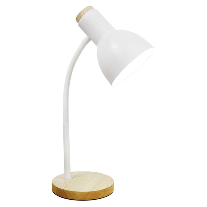 Zuma Line - Bordlampe 1xE27/40W/230V hvid/eg