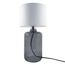 Zuma Line - Bordlampe 1xE27/40W/230V hvid/sort