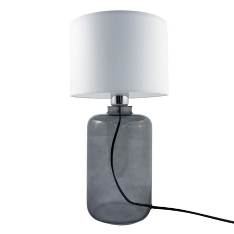 Zuma Line - Bordlampe 1xE27/40W/230V hvid/sort