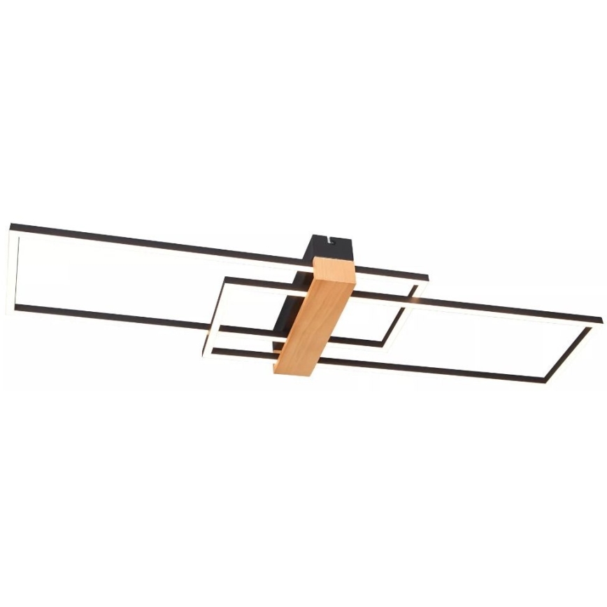 Zuma Line - LED loftlampe LED/39W/230V 3000K sort/fyrretræ