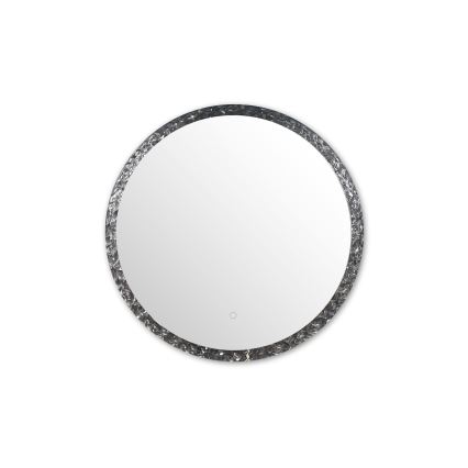 Zuma Line - LED vægspejl til badeværelse m. lys LED/24W/230V 3000/4000/6000K diameter 60 cm IP44 skinnende krom