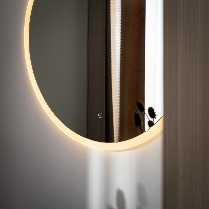 Zuma Line - LED badeværelsesspejl med baggrundsbelysning LED/36W/230V 3000/4000/6000K Ø 80 cm IP44