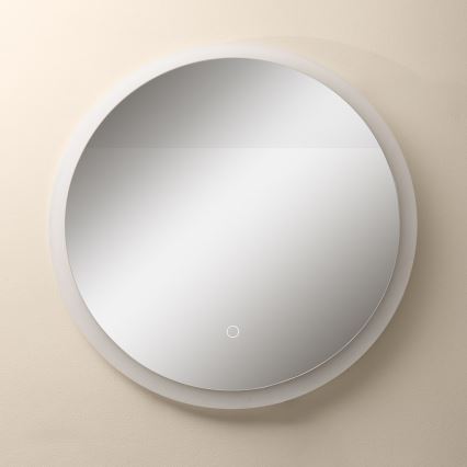 Zuma Line - LED vægspejl til badeværelse m. lys LED/24W/230V 3000/4000/6000K diam. 60 cm IP44 hvid