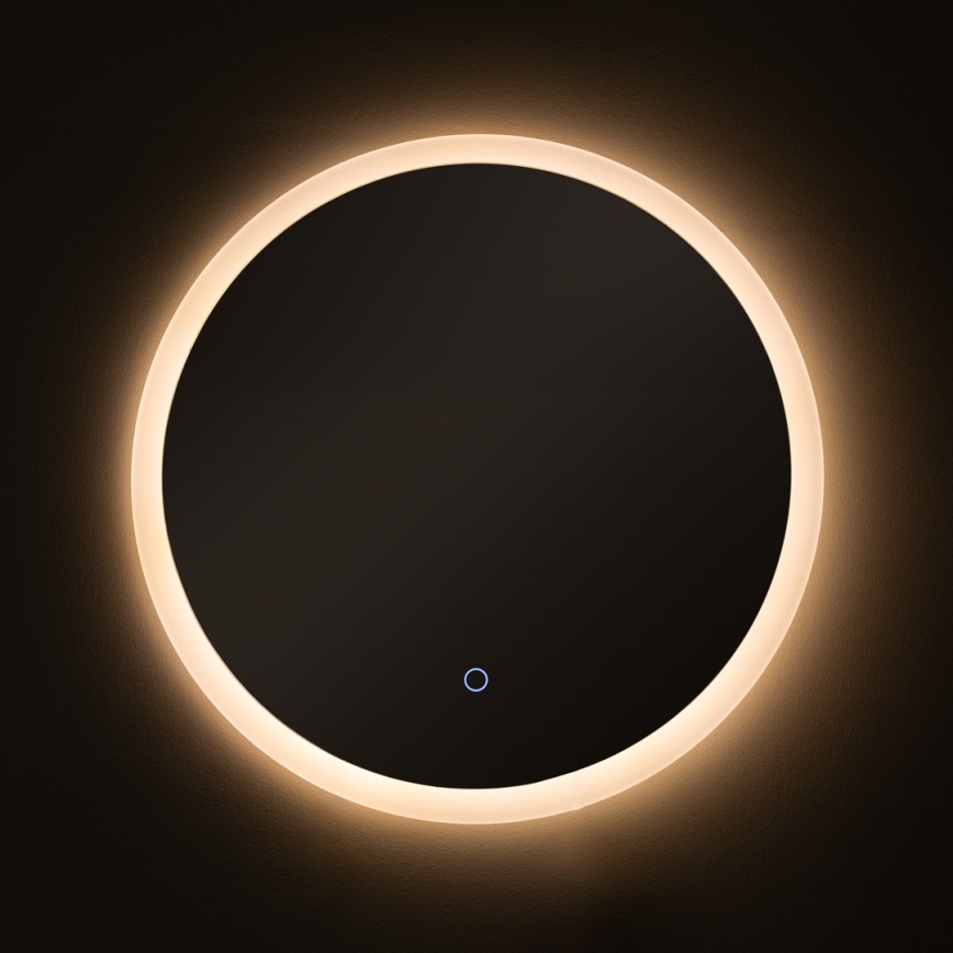 Zuma Line - LED vægmonteret badeværelsesspejl med baggrundsbelysning LED/24W/230V 3000/4000/6000K Ø 60 cm IP44