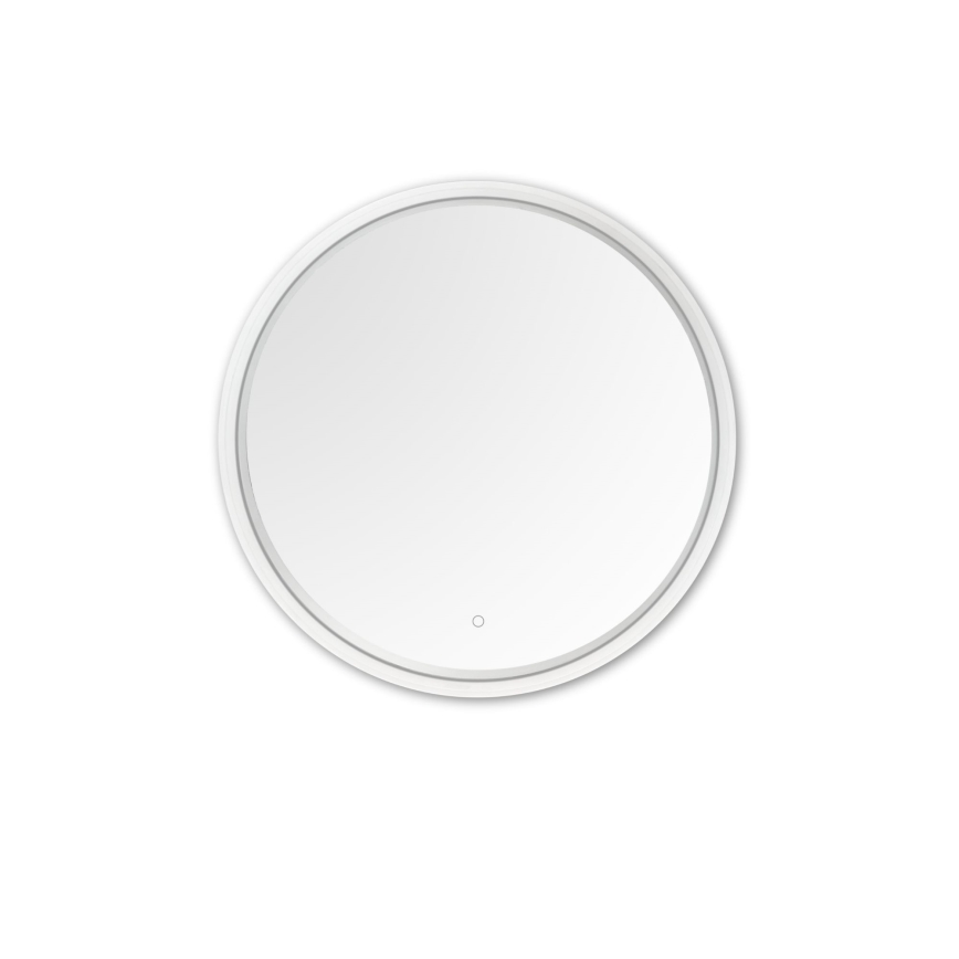 Zuma Line - LED vægspejl til badeværelse m. lys LED/24W/230V 3000/4000/6000K diameter 60 cm IP44 hvid/guldfarvet