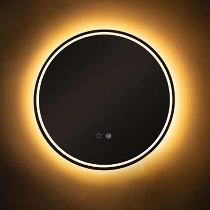 Zuma Line - LED badeværelsesspejl m. lys og varme LED/24W/230V 3000/4000/6000K diameter 60 cm IP44