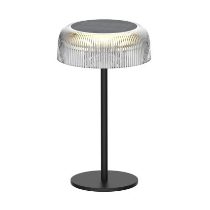 Zuma Line - Soldrevet LED bordlampe dæmpbar og genopladelig LED/2,5W/2000 mAh IP44 sort