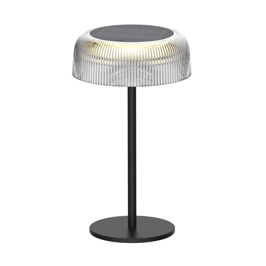 Zuma Line - Soldrevet LED bordlampe dæmpbar og genopladelig LED/2,5W/2000 mAh IP44 sort