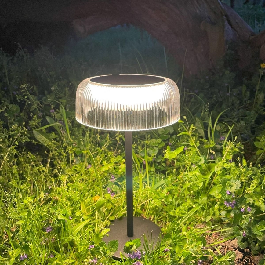 Zuma Line - Soldrevet LED bordlampe dæmpbar og genopladelig LED/2,5W/2000 mAh IP44 sort