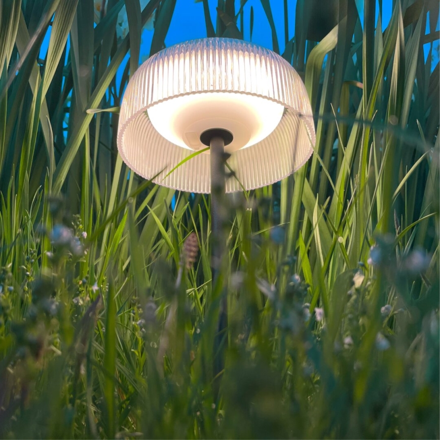Zuma Line - Soldrevet LED bordlampe dæmpbar og genopladelig LED/2,5W/2000 mAh IP44 sort