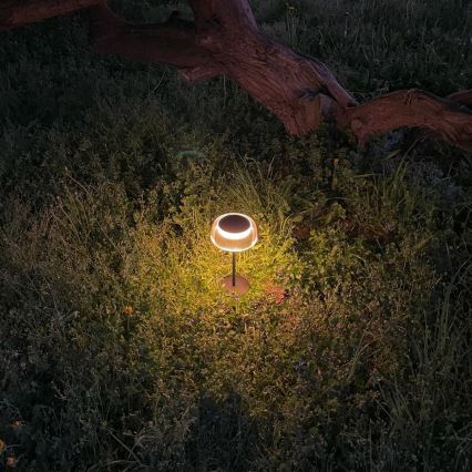 Zuma Line - Soldrevet LED bordlampe dæmpbar og genopladelig LED/2,5W/2000 mAh IP44 sort