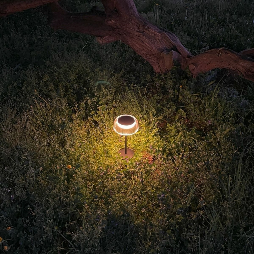 Zuma Line - Soldrevet LED bordlampe dæmpbar og genopladelig LED/2,5W/2000 mAh IP44 sort