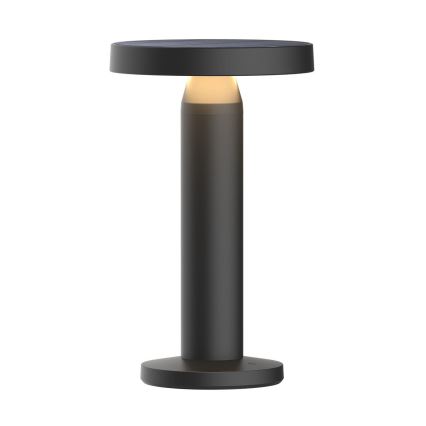 Zuma Line - Soldrevet LED bordlampe dæmpbar og genopladelig LED/2W/2000 mAh IP44 sort