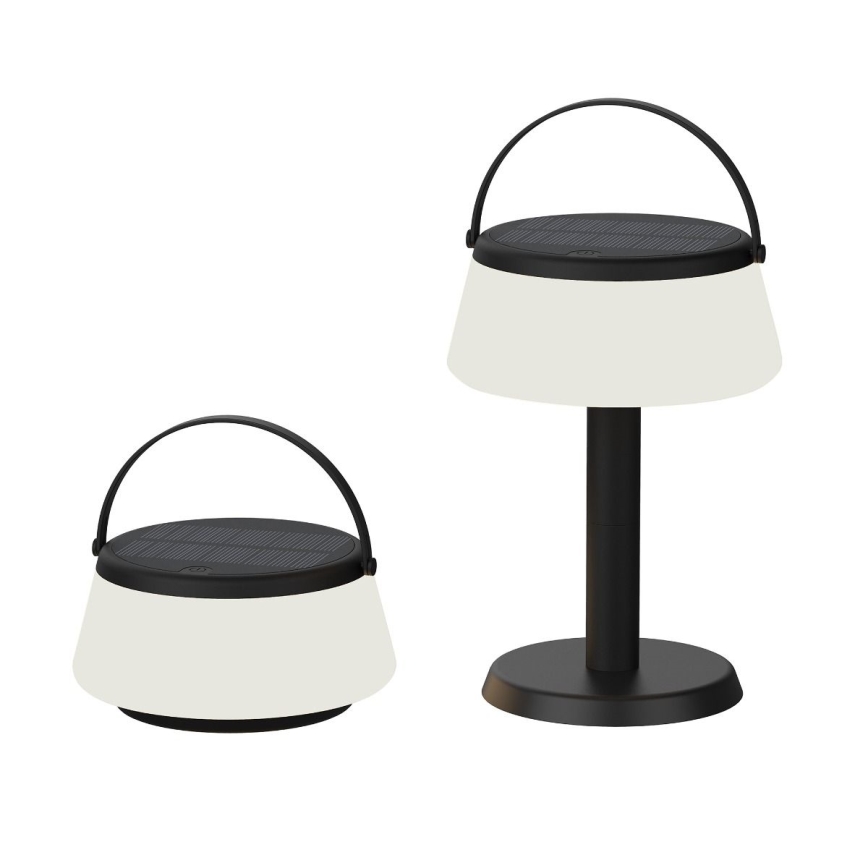 Zuma Line - Soldrevet LED bordlampe dæmpbar og genopladelig LED/2,2W/2000 mAh IP44 sort