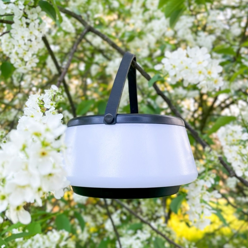 Zuma Line - Soldrevet LED bordlampe dæmpbar og genopladelig LED/2,2W/2000 mAh IP44 sort