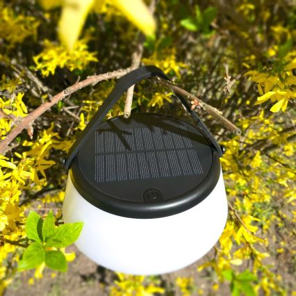 Zuma Line - Soldrevet LED bordlampe dæmpbar og genopladelig LED/2,2W/2000 mAh IP44 sort