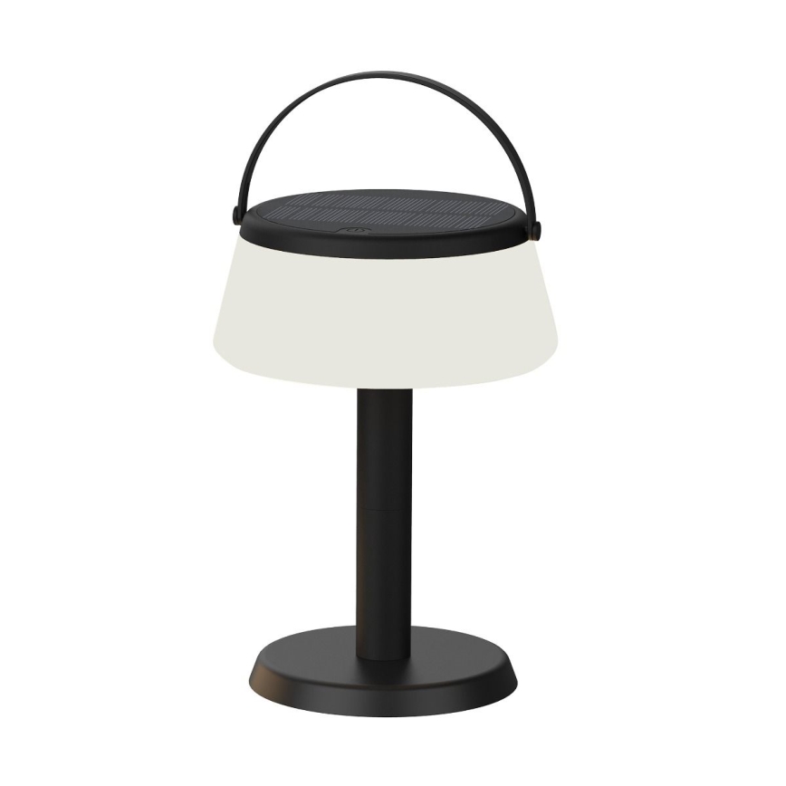 Zuma Line - Soldrevet LED bordlampe dæmpbar og genopladelig LED/2,2W/2000 mAh IP44 sort