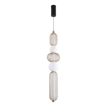 Zuma Line - Dæmpbar LED-pendel med wireophæng LED/27W/230V 3000-5700K guld + fjernbetjening