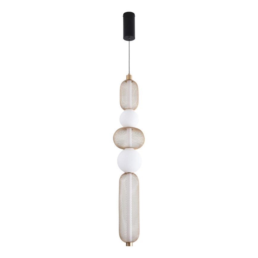 Zuma Line - Dæmpbar LED-pendel med wireophæng LED/27W/230V 3000-5700K guld + fjernbetjening