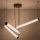 Zuma Line - Dæmpbar LED-pendel med wireophæng LED/64W/230V 2700–6500K sort + fjernbetjening