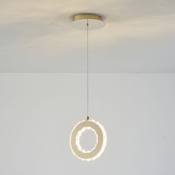 Zuma Line - Dæmpbar LED pendel på wire LED/10W/230V guld