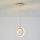 Zuma Line - Dæmpbar LED pendel på wire LED/10W/230V guld