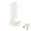 Zuma Line - Dæmpbar LED RGBW-spot 1xGU10/6W/230V hvid + fjernbetjening