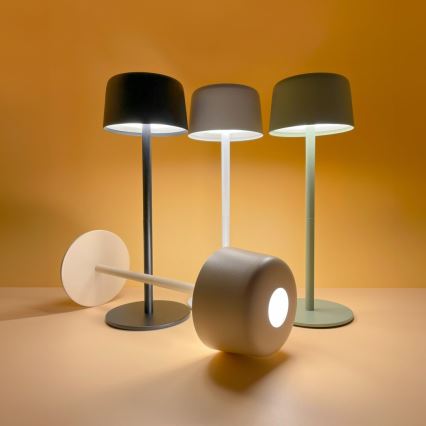 Zuma Line - LED bordlampe dæmpbar og genopladelig LED/2W/1200 mAh IP44 sort