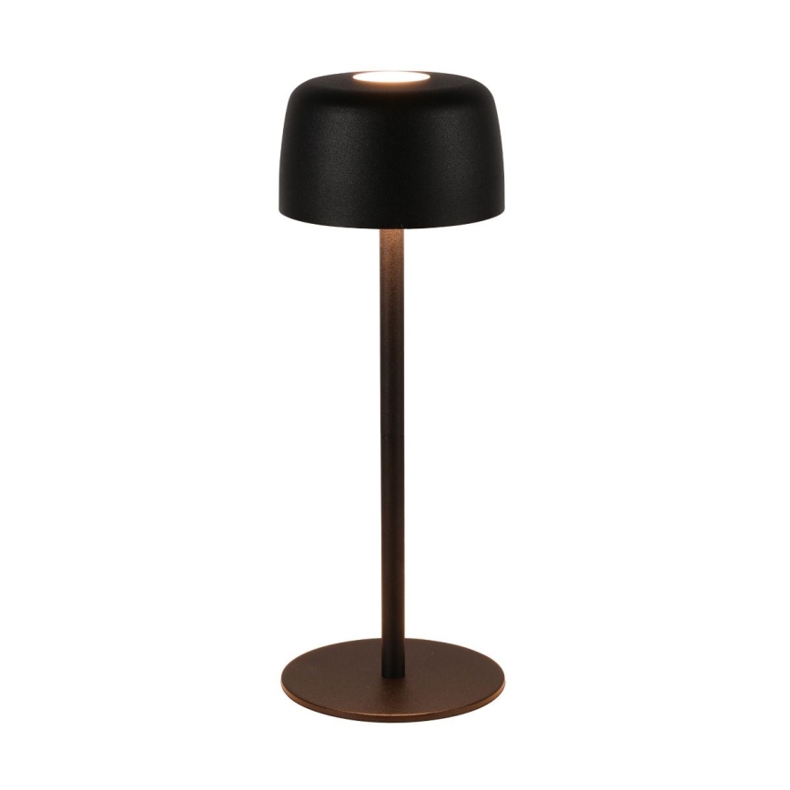 Zuma Line - LED bordlampe dæmpbar og genopladelig LED/2W/1200 mAh IP44 sort