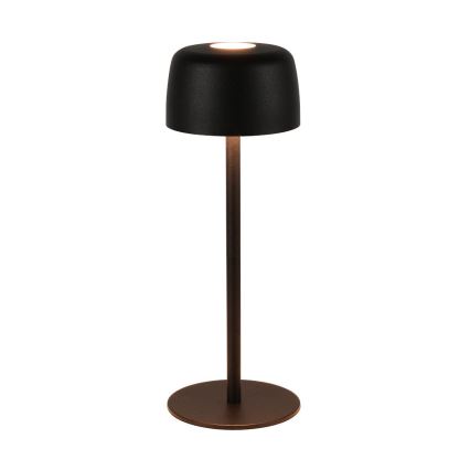 Zuma Line - LED Dæmpbar Genopladelig Bordlampe LED/2W/1200 mAh IP44 Sort