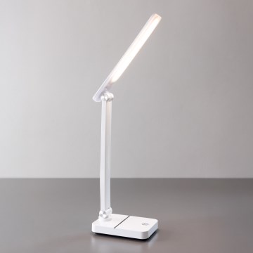 Zuma Line - Genopladelig LED bordlampe LED/8W/1200 mAh 3000/4500/6000K CRI 90 hvid