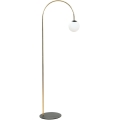 Zuma Line - Gulvlampe 1xE14/10W/230V guld/sort