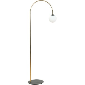 Zuma Line - Gulvlampe 1xE14/10W/230V guld/sort