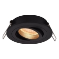 Zuma Line - Indbygningsspot 1xGU10/50W/230V sort
