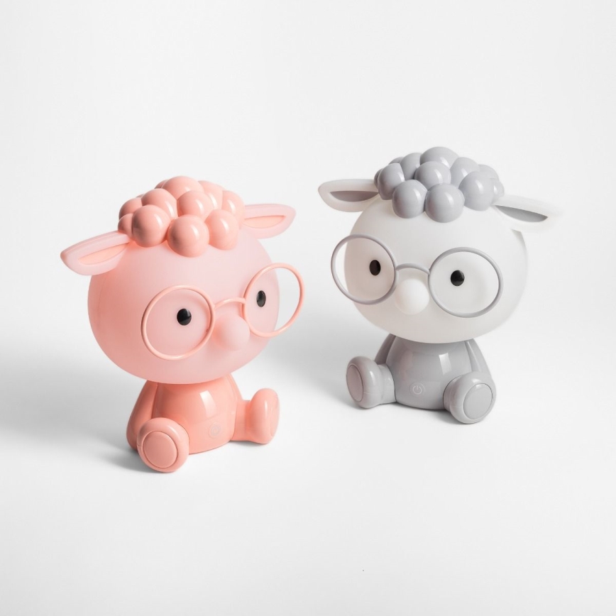 Zuma Line - LED Dæmpbar children's touch-funktion bordlampe LED/3W/230V får grå
