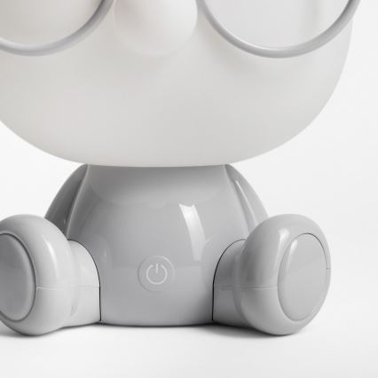 Zuma Line - LED Dæmpbar children's touch-funktion bordlampe LED/3W/230V får grå