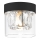 Zuma Line - Krystalkrone loftlampe 1xG9/28W/230V sort