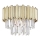 Zuma Line - Krystalkrone loftlampe 5xE14/40W/230V guld