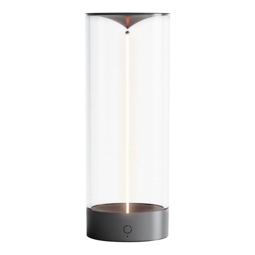 Zuma Line - LED Bordlampe dæmpbar og genopladelig LED/1,2W/230V grå IP54