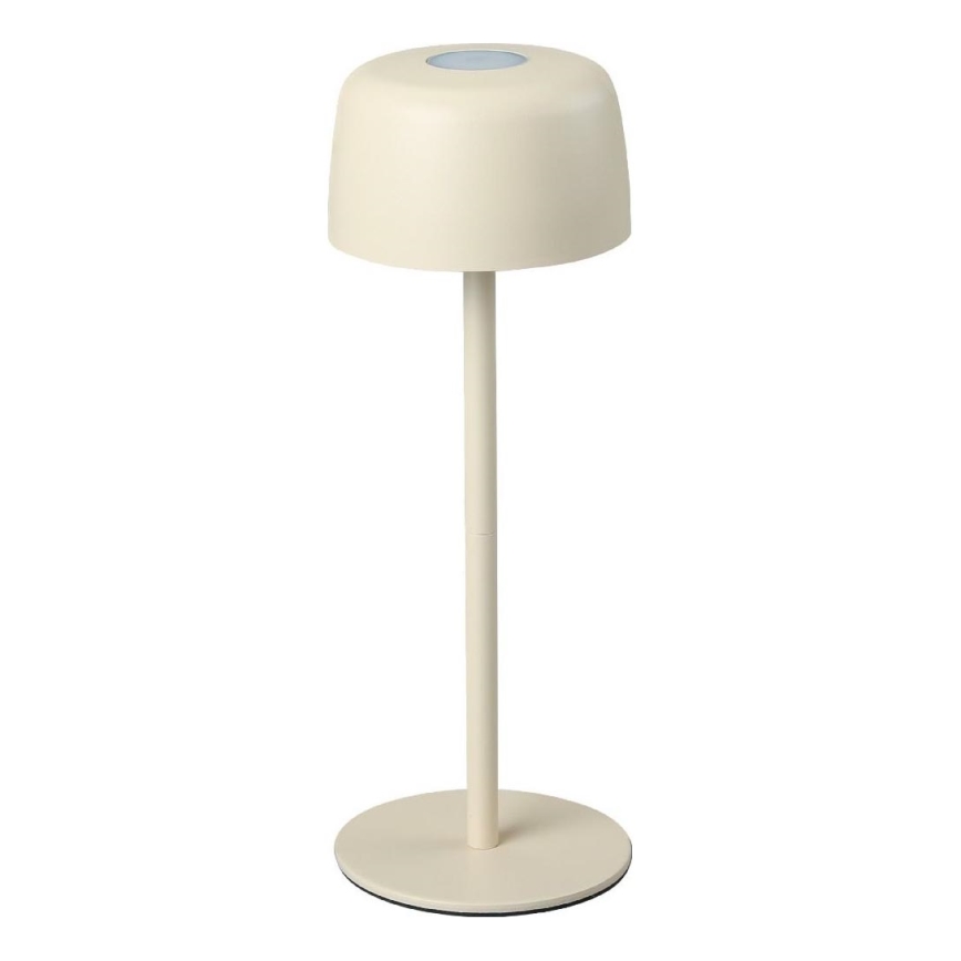Zuma Line - LED bordlampe dæmpbar og genopladelig LED/2W/1200 mAh IP44 cremefarvet