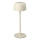 Zuma Line - LED bordlampe dæmpbar og genopladelig LED/2W/1200 mAh IP44 cremefarvet